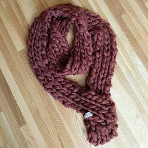 Free People chunky knit scarf